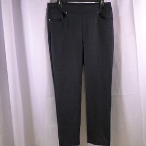 Chico's Pull On Ankle Jeans Navy Blue Womens 1/8 33-34x27